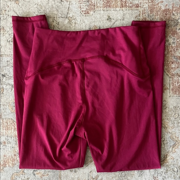 A New Day Burgundy Leggings Medium - Picture 5 of 5